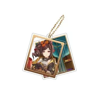 [QINGCANG] акриловый брелок для ключей с персонажем серии Genshin Chiori Around the game Genshin Impact Официальные товары