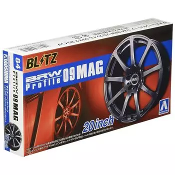 Qingdao Bunka Kyozaisha 1/24 Тюнингованная серия деталей № 84 BRW профиль 09 кружка 20 дюймов детали для пластиковых моделей