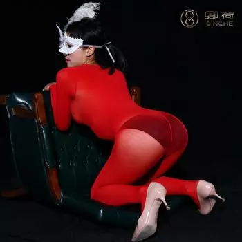 Цинхэ 10D Маска Колготки Боди Сексуальные Тонкие Телесные Носки Носки на Все Тело Женское Нижнее Белье Парная Пижама 10D Mask onesie [Not Open]