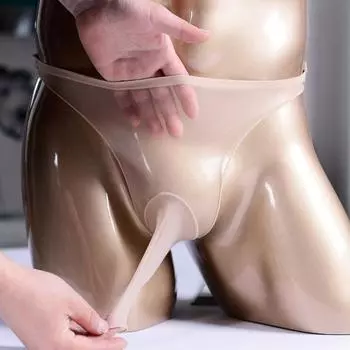 Qinghe Мужское сексуальное нижнее белье Летние чулки Трусы Мужские ультратонкие крутые сексуальные Jj Set Прозрачные шорты с низкой посадкой Stockings briefs [jj set opening]