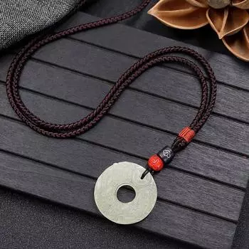 Qingyu Pixiu Necklace Men s and Women s Versatile High-end Sweater Chain Long Safety Buckle Antique Pendant Autumn and Winter Accessories