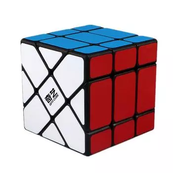 Qiyi 3X3X3 Fisher Cube Speed Magic Cubes Скорость Головоломка Обучающие Развивающие Игрушки Для Детей