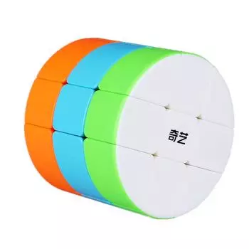Qiyi Barrel Cube 3x3x3 Без наклеек Волшебный куб странной формы Twisty Mgaic Cube Обучающие и развивающие игрушки-головоломки