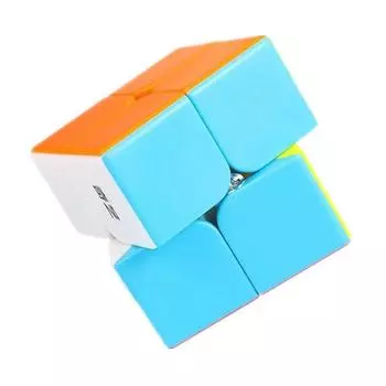 Qiyi Qidi S2 2x2x2 Magic Cube без наклеек Mofangge 2x2 Карманные скоростные кубики-головоломки Развивающие антистрессовые игрушки для детей Подарок