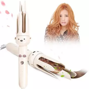 Qizheyibvo автоматический утюжок для завивки волос шелковый утюжок для волос 28 мм автоматическая волна вьющиеся волосы популярный рейтинг выпрямитель для волос совместимый с зарубежными странами розовый