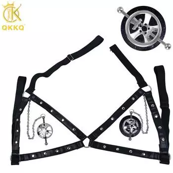 QKKQ Женский зажим для сосков Массажер для сосков Бандаж для груди Фетиш Эротическая игрушка для женщин Удовольствие Пара Прелюдия Секс-шоп Игрушки для взрослых Type 1