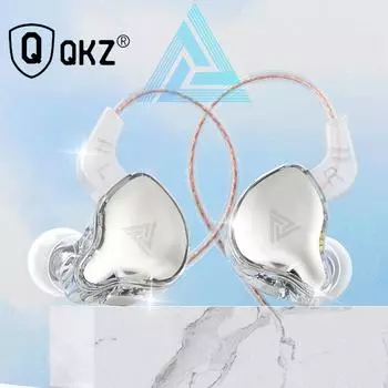 QKZ AK6 DAY Спортивная гарнитура с ушным управлением и басовой гарнитурой для мобильного телефона с пшеничным весом розовый