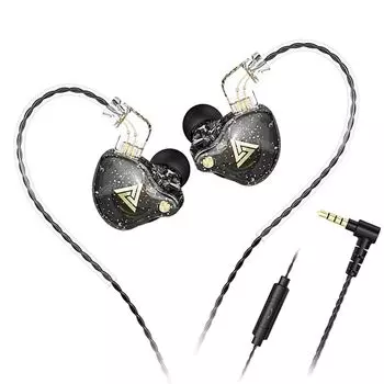 QKZ AK6 PRO Проводная 11 мм Магнитная Динамическая Спортивная Беговая DJ Музыкальная Гарнитура с Микрофоном Наушники, Наушники, Наушники-вкладыши, Вкладыши (С участием