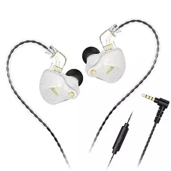 QKZ AK6 PRO Проводная 11 мм Магнитная Динамическая Спортивная Беговая DJ Музыкальная Гарнитура с Микрофоном Наушники, Наушники, Наушники-вкладыши, Вкладыши (С участием