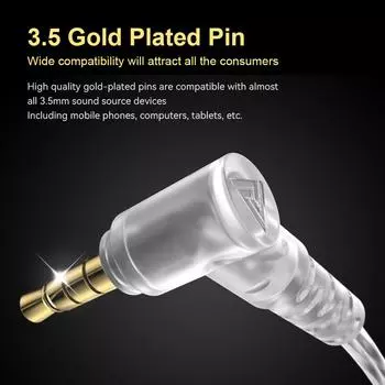 QKZ Проводные наушники-вкладыши Мониторные наушники HIFI профессионального уровня Динамический блок с бериллиевым покрытием Standard version чёрный