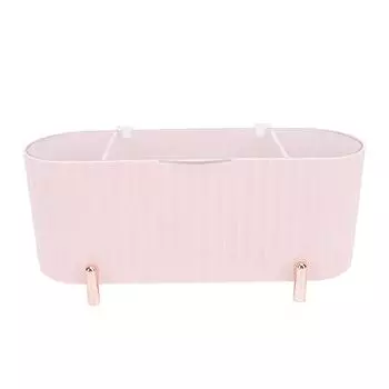 Qtip Holder Dispenser with Clear Lid 3 Compartments Bathroom Canisters Multifunctional Cotton Ball O