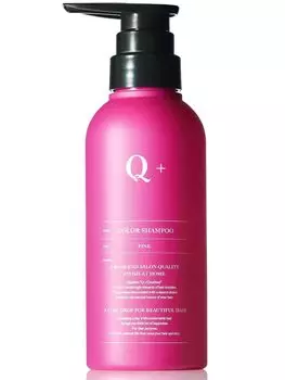 Qualitas Color Pink Shampoo 300 мл Damage Care W Repair Amino Acid Shampoo Color Shampoo Q+ [Зарядка для волос]