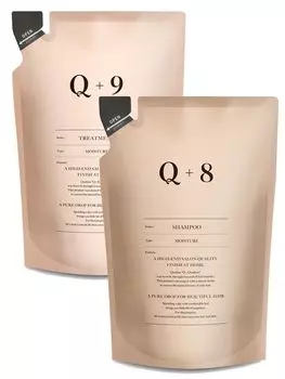 Qualitas Retention Shampoo Treatment Set Refill Beauty Salon Эксклюзивный шампунь с аминокислотами Шампунь Q+ [Water Care] Без силикона 400 мл/400 г