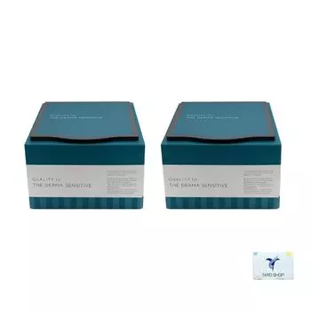 Quality First The Derma Mask Sensitive 30 Sheets Large Capacity Set of 2 Face Sheet Mask Face Mask Pack Original Pocket Tissue Included