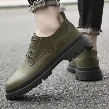 Quality Genuine leather men s shoes Leisure and Fashion Design Style Office Outdoor Leisure Business Party Youth Street Shoes 38 чёрный