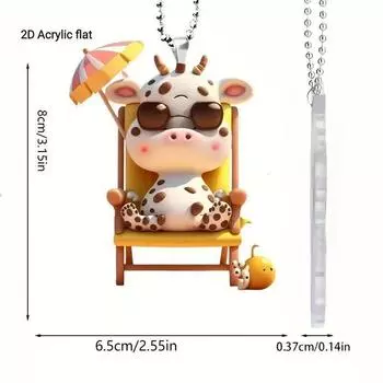 Quality High 2023 Cartoon Acrylic Cute Animal Ornaments For Festive Home Decoration