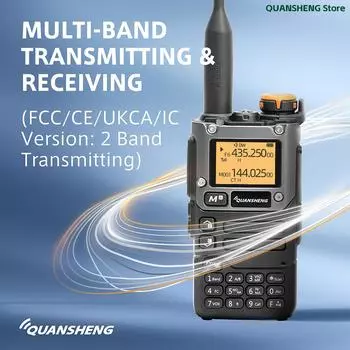 Quansheng UV K5 8 Walkie Talkie Am Fm Связь Двусторонний Радиоприемник Любительский Дальнобойный Беспроводной Набор Приемопередатчик