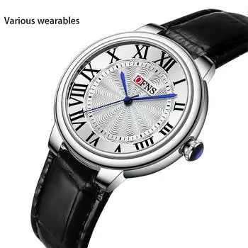 Кварцевые часы молодежная мода римская шкала циферблат легкие роскошные водонепроницаемые мужские и женские кварцевые часы