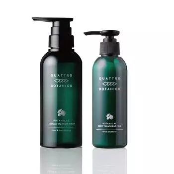 Quattro Botanico Ботанический гель для душа 300 мл Молочко для тела 180 мл Набор Аромат лайма и ежевики Аромат для сухой сухой кожи Чувствительная кожа Увлажняющее мыло для тела