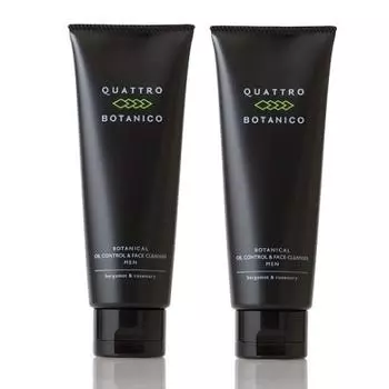 Quattro Botanico Face Wash Men s Sebum and Shine Counter Botanical Oil Control & Face Cleanser Dense Foam Pore Stains Men s Sticky Foam Facial Cleansi