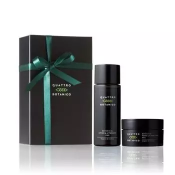 Quattro Botanico (Men s Gift Lotion & Cream) Botanical Lotion 115ml & Cream 50g Gift Set Moisturizing All-in-One Men s Skin Care Men s Cosmetics Cosme