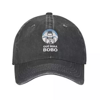 Que Miras Bobo Viral Meme Que Mira Bobo Anda Pa Alla Весенне-летняя кепка для мужчин и женщин Бейсболка Классические аргентинские шляпы Месси от солнца One Size