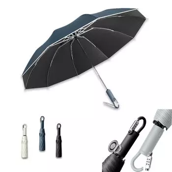 Queen Flower Folding Umbrella with PIN Automatic 10 Suitable for Rain or Strong Water UV Light Heat Perfect for Rainy and Typhoon Use Lock, One-Touch