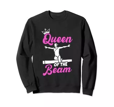 Queen Of The Beam Gymnastics Acrobatics Gymnastics Gymnastics Trainer чёрный