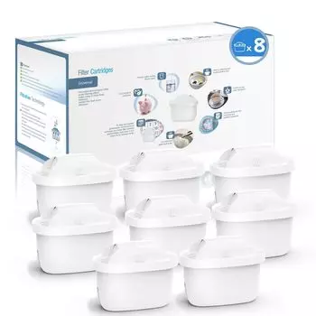 QUEENBABI Brita картридж сменный очиститель воды фильтр-картридж для очистки воды фильтр высокой очистки воды набор из 8 [BRITA