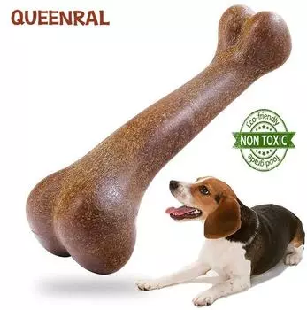 Queenral Pet прорезатель игрушки подходит для кошек и собак прорезыватель палочка мясо аромат твердые зубы износостойкий к укусам игрушечный прорезыватель палочка