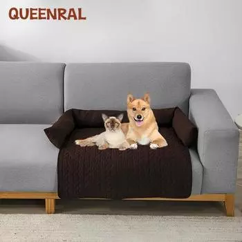 Queenral Водонепроницаемые и моющиеся кровати для собак Для большой собаки Подушка Кошка Подушка Кошка Кровать Большая подушка собаки Диван Щенок Кровать Сушилка Коврик Для домашних животных