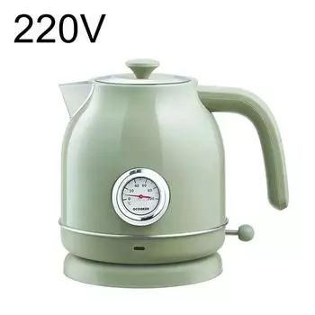 Термометр для чайника ретро электрический чайник бытовой чайник для сжигания из нержавеющей стали 304 белый рис 1,7 л большой емкости