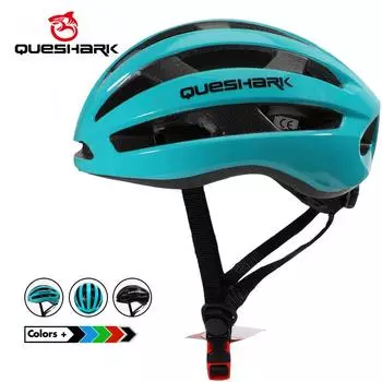 Queshark Сверхлегкий велосипедный шлем для мужчин и женщин градиентный MTB горный дорожный велосипед защитная крышка велосипедный мотоциклетный шлем чёрный