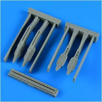 Quick Boost Lockheed Martin Lightning 2 Pylon Launcher Set Пластиковые детали модели QIC49049 1/48 F-35A (для Тамии)