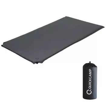 [Quick Camp] Автомобильный спальный коврик 8 см, сверхтолстый, полудвуспальный, размер QC-CMW8.0, серый, значение R 10,2, надувной коврик, кемпинговый коврик, надувной коврик, палаточный коврик