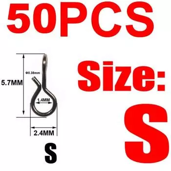 Quick Change Fly Fishing Snap Connect Fishing Snaps Lures Clip Fisherman S