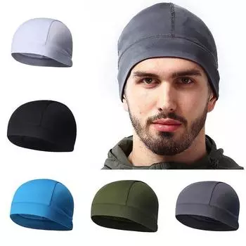 Quick-drying Breathable Head Riding Cap One Size светло-синий