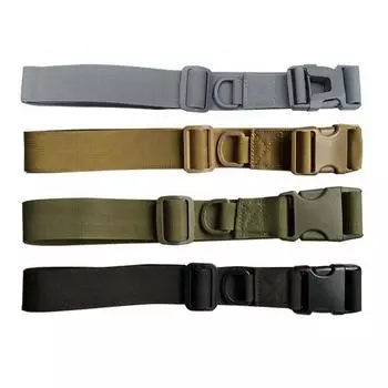 Quick Release Combat Belts Multiple Pockets Fixed Belt Strap Men Adjustable Belt Outdoor Cycling чёрный