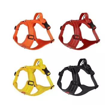 Quicklace Pet Chest Straps Breathable Dog Lead Leash Washable Dog Vest Harness Dogs Accessories S жёлтый