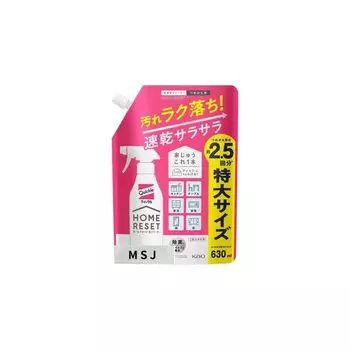 Quickle Home Reset Foam Без запаха, очень большой, большой сменный блок 630 мл, оригинальный логотип MSJ, бонус включен Очиститель, остаток, размер, емкость, +