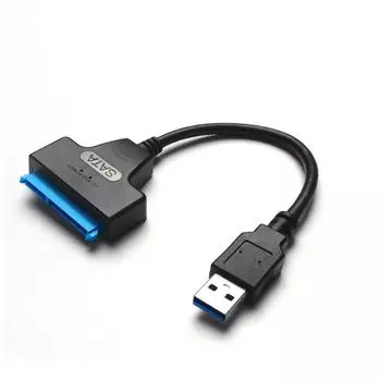 Quickly connect a SATA 2.5 SSD or HDD to the USB-A port on your laptop with this SATA to USB cable