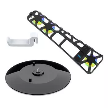 Quiet Cooler Fan Black Cooler System for Playstation 5 Slim Gaming Accessories ~