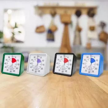 Quiet Kitchen Timer Adjustable Volume Cooking Reminder Clock Study Countdown Alarm Conference blue