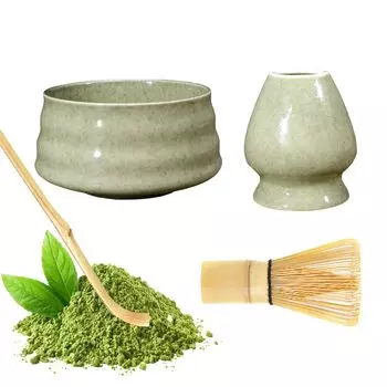 QuiExact Matcha Includes Matcha Tea Ceremony Matcha Tea and Matcha Whisk Perfect for Tea Perfect for Home Perfect as a Gift for Beginners Matcha
