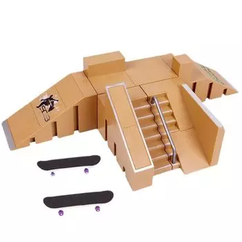 Quikaboo Finger Skateboard Tech Deck Finger Skateboard Fingerboard Fingerboard Finger Skate Course Deck Ramp Slope