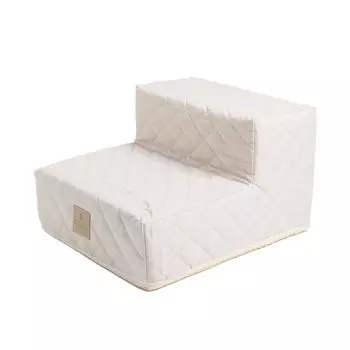 Quilted Dog Dog Step Small Medium Dogs 2 For Dog Indoor Monchri [Лестницы для домашних животных] Лестницы, Собаки, (БЕСПЛАТНО/Бежевый), Ступеньки, Нескользящие, Мягкие, Собаки, Лестницы,