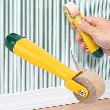 Quilting Sewing Handmade Tool Wallpaper Roller Quilting Press Roll Home Decoration Wood Seam Roller wood