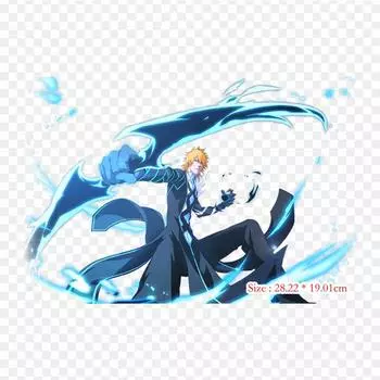 Quincy Ichigo Brave Ichigo Kurosaki Quincy аниме Lron на нашивки для сумки для одежды футболка термопереносные наклейки полосы аппликации