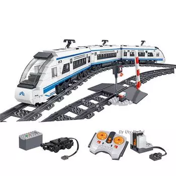 Qunlong 0310 Technic Series Батарея для поезда, электрический двигатель, мини-фигурки, развивающие строительные блоки, игрушки для детей