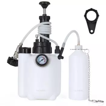 QUNNIE 3L Brake Fluid Bleeding Kit, Oil Change Manual Bleeding Tool for Most European Car Main Cylinder Bleeding